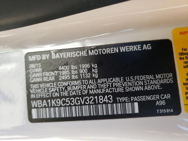 Photo 9 VIN: WBA1K9C53GV321843 - BMW 228 I SULE 