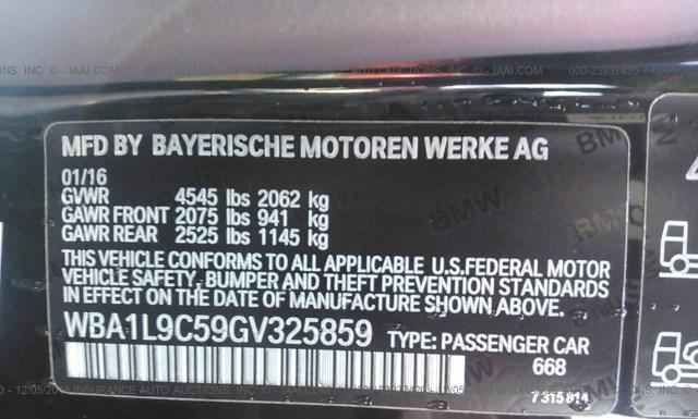 Photo 8 VIN: WBA1L9C59GV325859 - BMW 228 