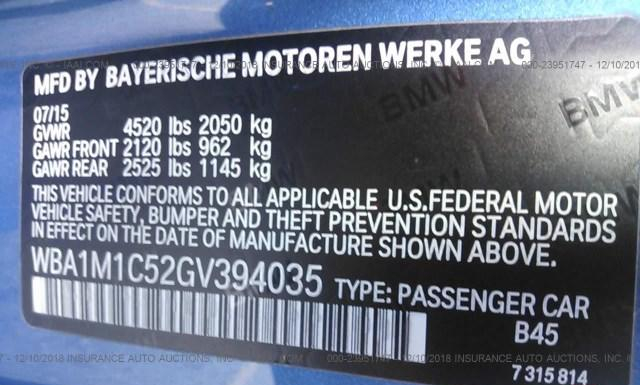 Photo 8 VIN: WBA1M1C52GV394035 - BMW M235I 