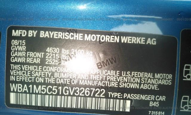 Photo 8 VIN: WBA1M5C51GV326722 - BMW M235XI 