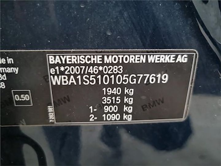 Photo 11 VIN: WBA1S510105G77619 - BMW 1 HATCH DIESEL - 2015 