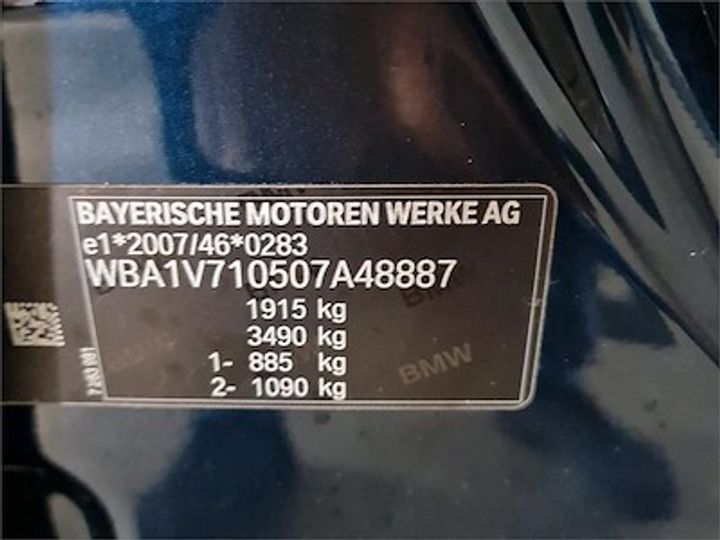 Photo 12 VIN: WBA1V710507A48887 - BMW 1 HATCH DIESEL - 2015 