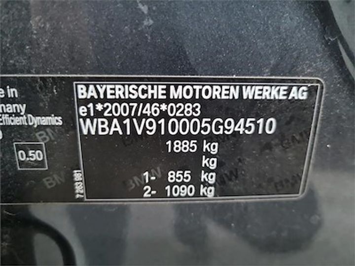 Photo 11 VIN: WBA1V910005G94510 - BMW 1 HATCH DIESEL - 2015 