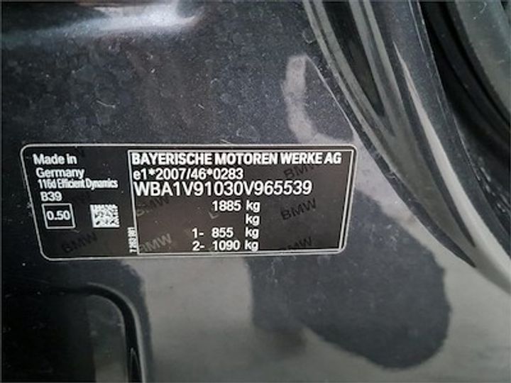 Photo 11 VIN: WBA1V91030V965539 - BMW 1 HATCH DIESEL - 2015 