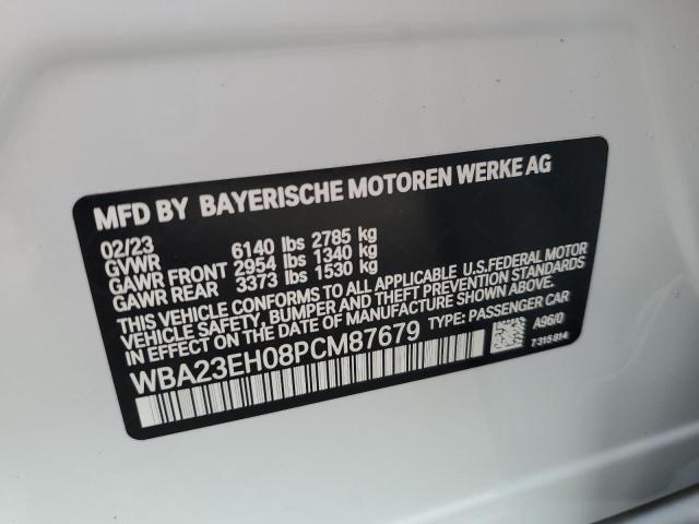 Photo 12 VIN: WBA23EH08PCM87679 - BMW 7 SERIES 