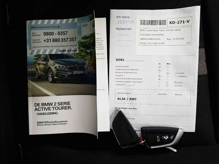 Photo 17 VIN: WBA2A31080V442451 - BMW 2 SERIE ACTIVE TOURER 