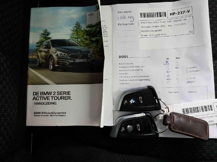 Photo 18 VIN: WBA2B11020V685609 - BMW 2 SERIE ACTIVE TOURER 