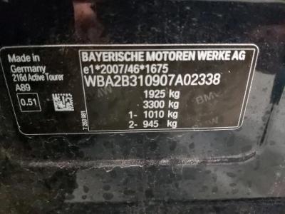 Photo 12 VIN: WBA2B310907A02338 - BMW 2 ACTIVE TOURER DIESEL 