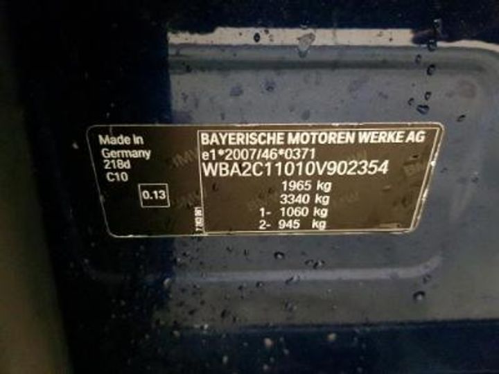 Photo 12 VIN: WBA2C11010V902354 - BMW 2 ACTIVE TOURER DIESEL 