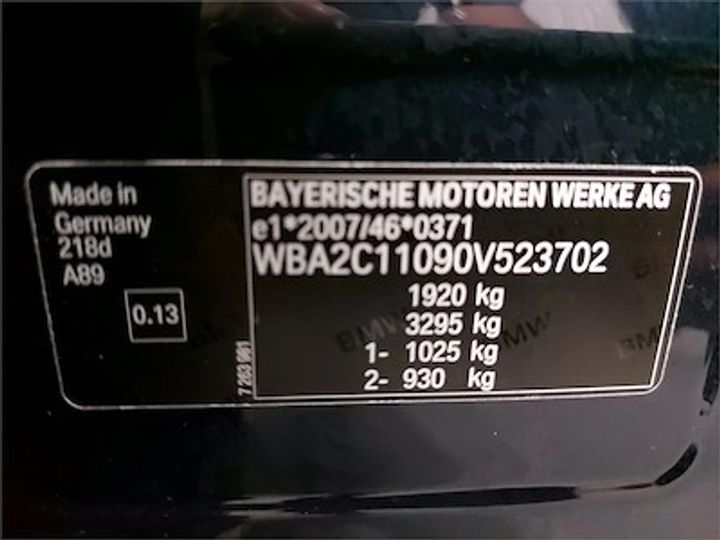 Photo 12 VIN: WBA2C11090V523702 - BMW 2 ACTIVE TOURER DIESEL 