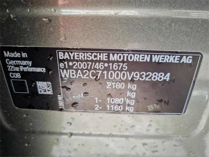 Photo 4 VIN: WBA2C71000V932884 - BMW BMW 2 SERIES 