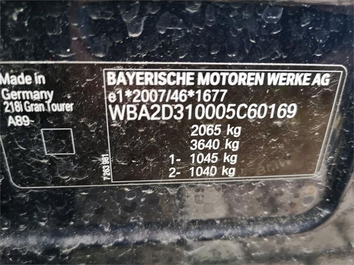 Photo 17 VIN: WBA2D310005C60169 - BMW 2-SERIE 