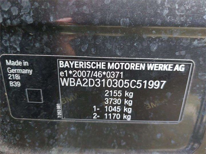 Photo 7 VIN: WBA2D310305C51997 - BMW SRIE 2 GRAN TOURER 