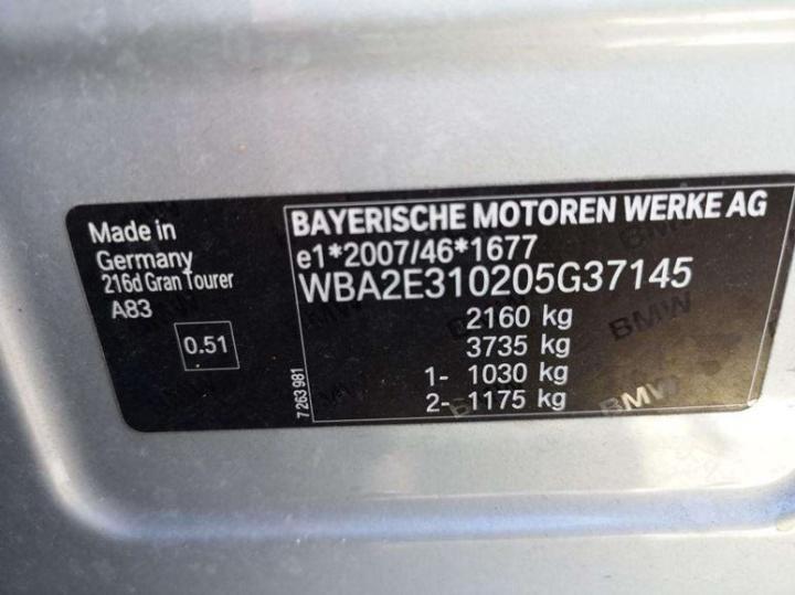 Photo 28 VIN: WBA2E310205G37145 - BMW SERIE 2 