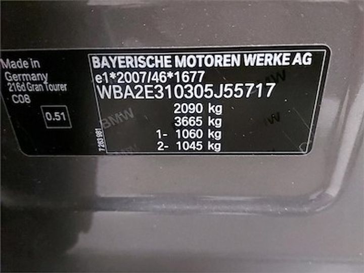 Photo 11 VIN: WBA2E310305J55717 - BMW 2 GRAN TOURER DIESEL 