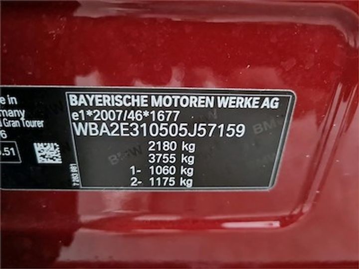 Photo 11 VIN: WBA2E310505J57159 - BMW 2 GRAN TOURER DIESEL 