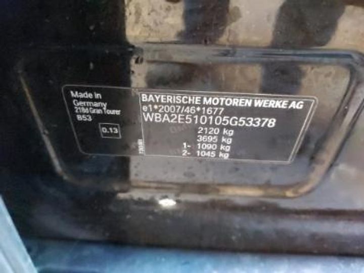 Photo 12 VIN: WBA2E510105G53378 - BMW 2 GRAN TOURER DIESEL 