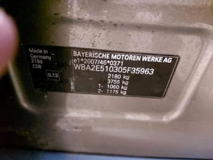 Photo 12 VIN: WBA2E510305F35963 - BMW 2 GRAN TOURER DIESEL 