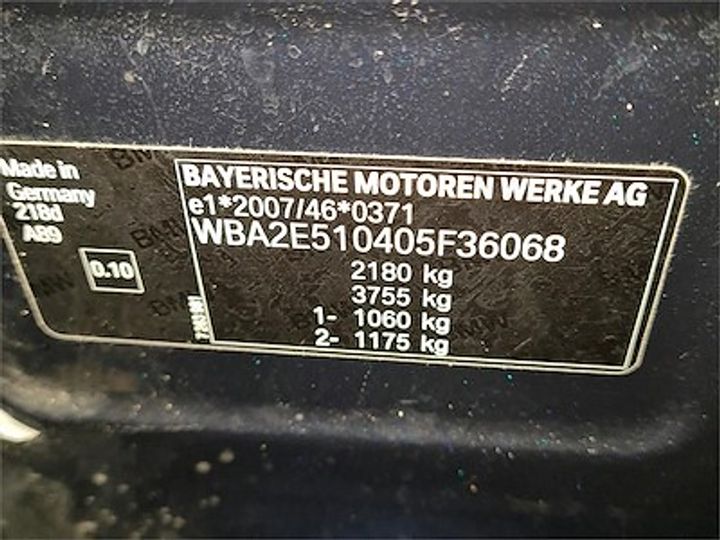 Photo 11 VIN: WBA2E510405F36068 - BMW 2 GRAN TOURER DIESEL 