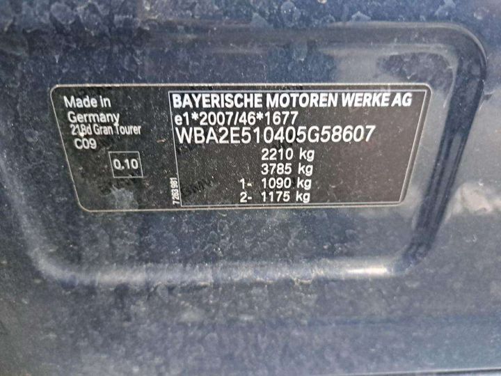 Photo 7 VIN: WBA2E510405G58607 - BMW SERIE 2 GRAN TOURER 