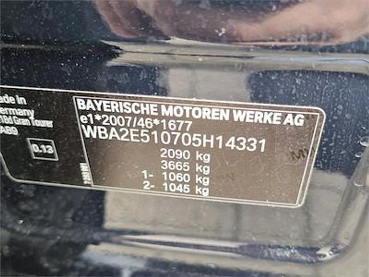 Photo 12 VIN: WBA2E510705H14331 - BMW 2 GRAN TOURER DIESEL 