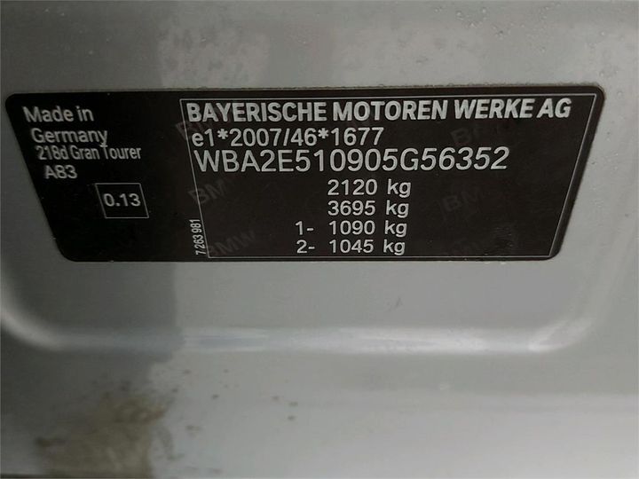 Photo 6 VIN: WBA2E510905G56352 - BMW 2 GRAN TOURER 