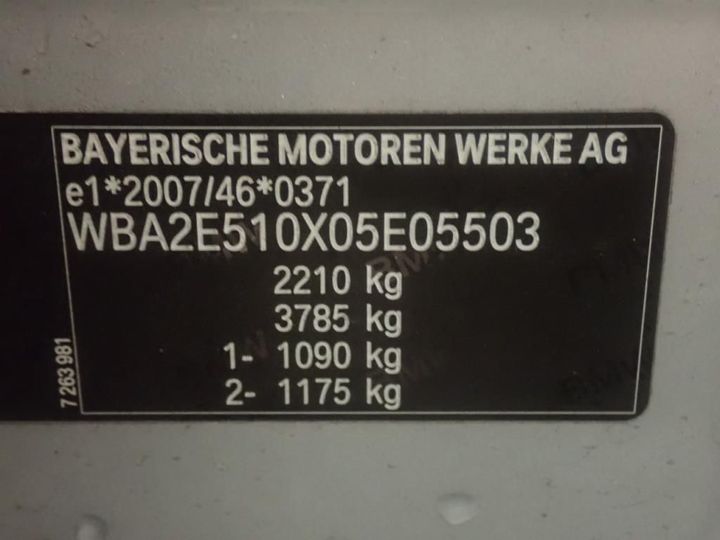 Photo 11 VIN: WBA2E510X05E05503 - BMW SERIE 2 GRAN TOURER 