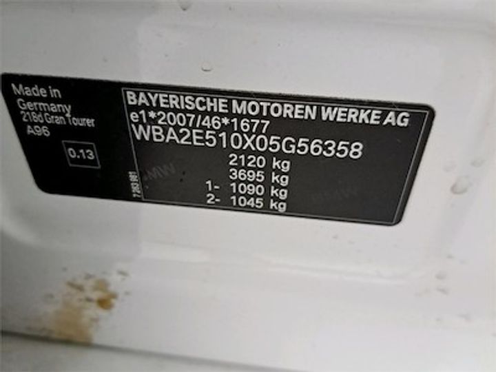 Photo 11 VIN: WBA2E510X05G56358 - BMW 2 GRAN TOURER DIESEL 