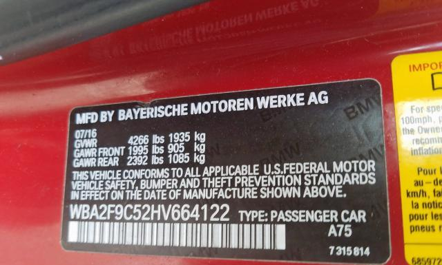 Photo 9 VIN: WBA2F9C52HV664122 - BMW 230I 