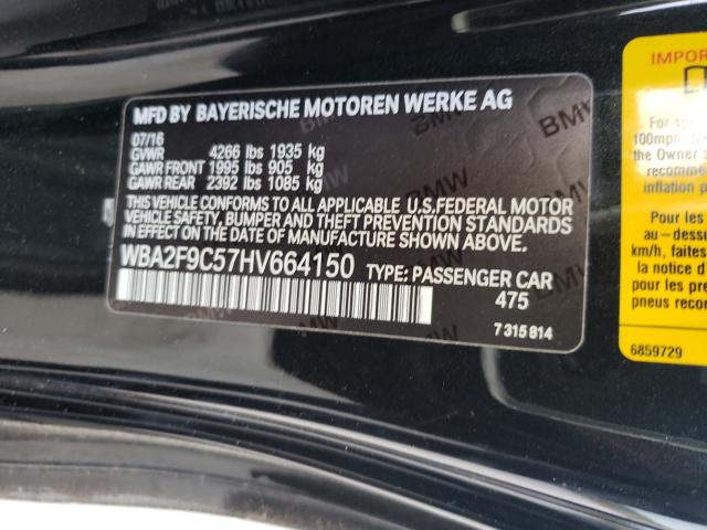 Photo 9 VIN: WBA2F9C57HV664150 - BMW 230I 