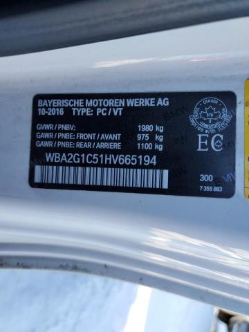 Photo 11 VIN: WBA2G1C51HV665194 - BMW M240I 