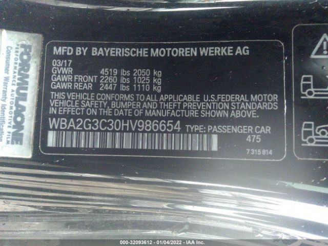 Photo 8 VIN: WBA2G3C30HV986654 - BMW 2 