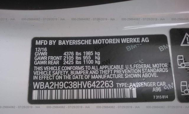 Photo 8 VIN: WBA2H9C38HV642263 - BMW 230XI 