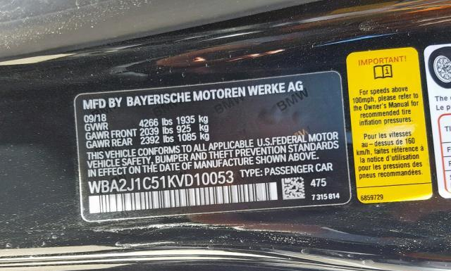 Photo 9 VIN: WBA2J1C51KVD10053 - BMW 230I 