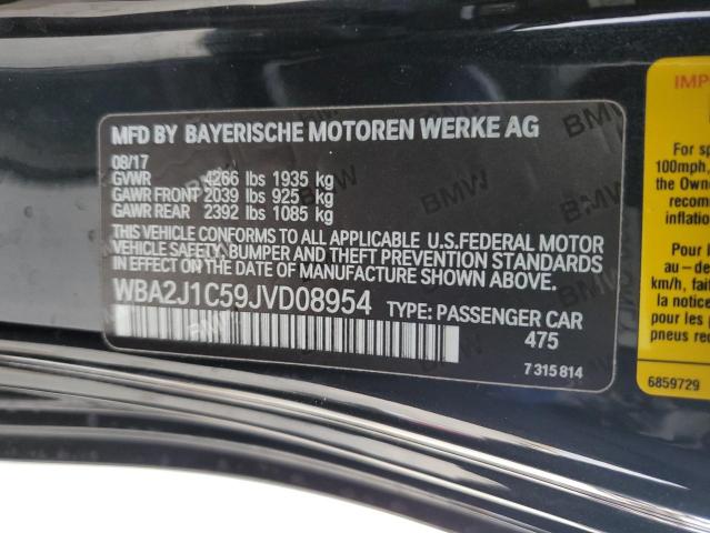 Photo 11 VIN: WBA2J1C59JVD08954 - BMW 2 SERIES 