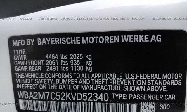 Photo 8 VIN: WBA2M7C52KVD52340 - BMW 230I 