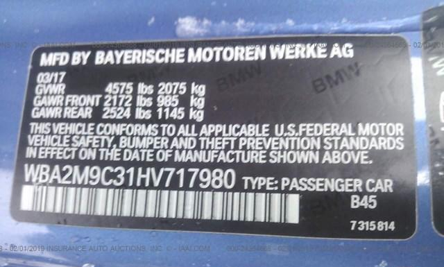 Photo 8 VIN: WBA2M9C31HV717980 - BMW 230XI 