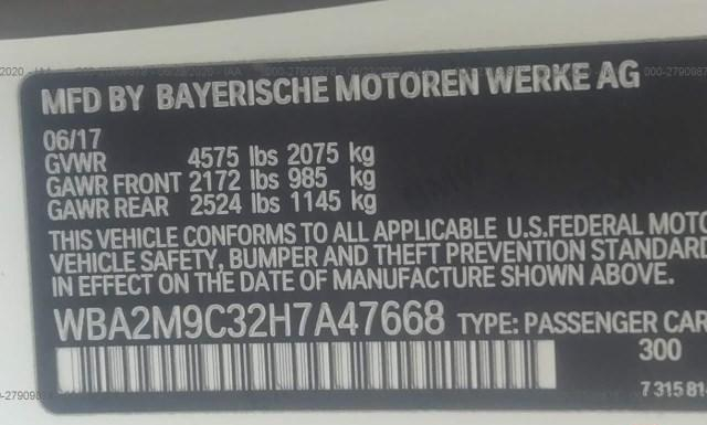 Photo 8 VIN: WBA2M9C32H7A47668 - BMW 230XI 