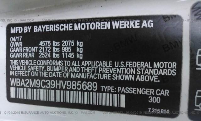 Photo 8 VIN: WBA2M9C39HV985689 - BMW 230XI 