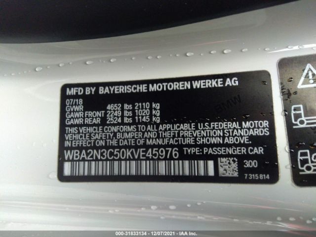 Photo 8 VIN: WBA2N3C50KVE45976 - BMW 2 