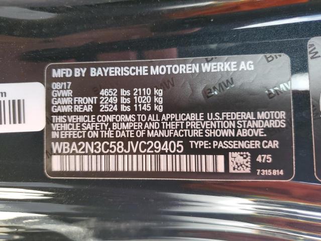 Photo 11 VIN: WBA2N3C58JVC29405 - BMW M240XI 