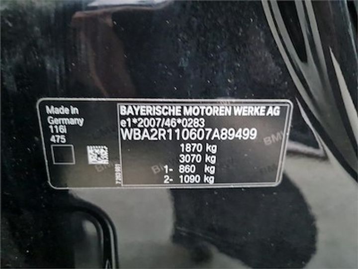 Photo 11 VIN: WBA2R110607A89499 - BMW 1 HATCH - 2015 