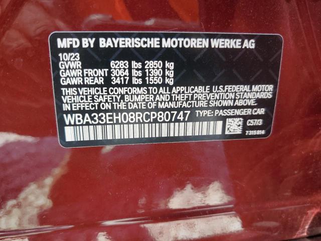 Photo 11 VIN: WBA33EH08RCP80747 - BMW 7 SERIES 