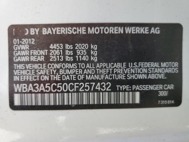 Photo 11 VIN: WBA3A5C50CF257432 - BMW 328 I 