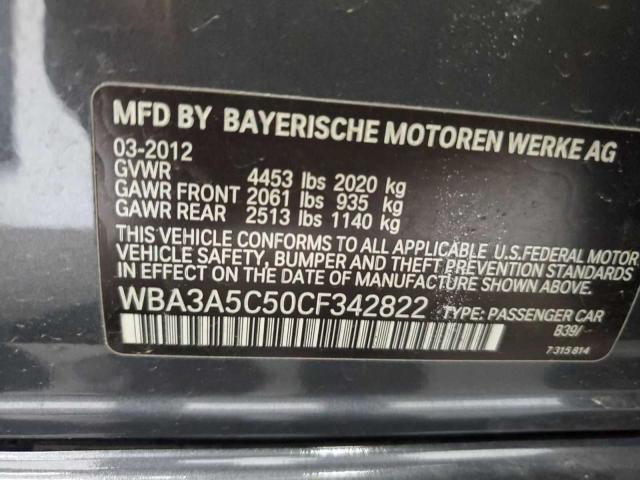 Photo 9 VIN: WBA3A5C50CF342822 - BMW 328 I 