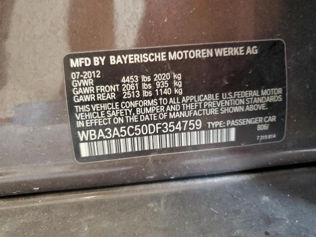 Photo 11 VIN: WBA3A5C50DF354759 - BMW 328I 