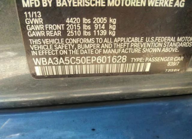 Photo 8 VIN: WBA3A5C50EP601628 - BMW 3 SERIES 