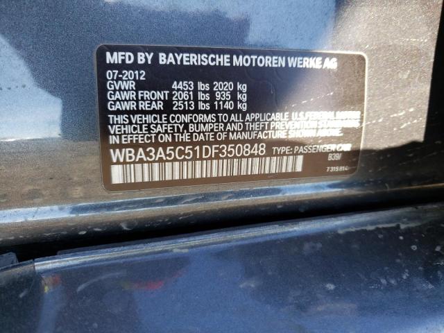 Photo 9 VIN: WBA3A5C51DF350848 - BMW 328 I 