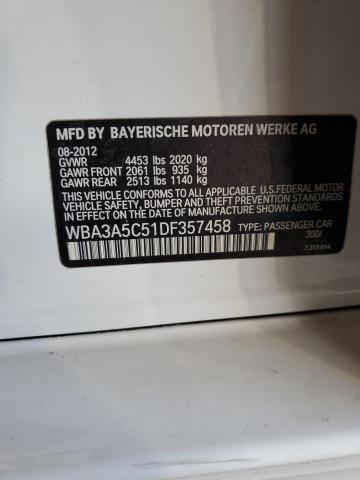 Photo 11 VIN: WBA3A5C51DF357458 - BMW 3 SERIES 