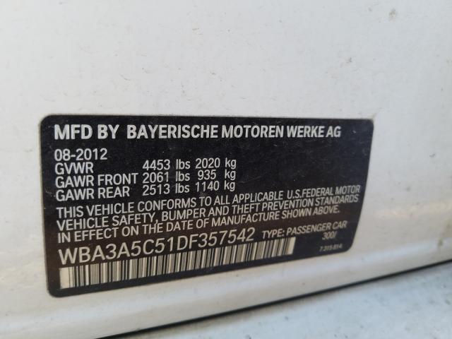 Photo 9 VIN: WBA3A5C51DF357542 - BMW 328 I 